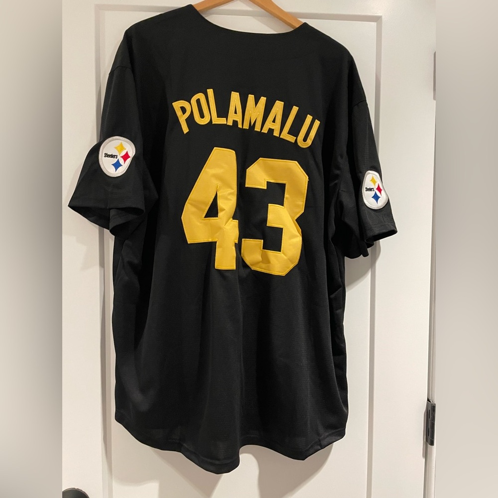 POLAMALU STEELERS JERSEY #43 NWT SIZE 56